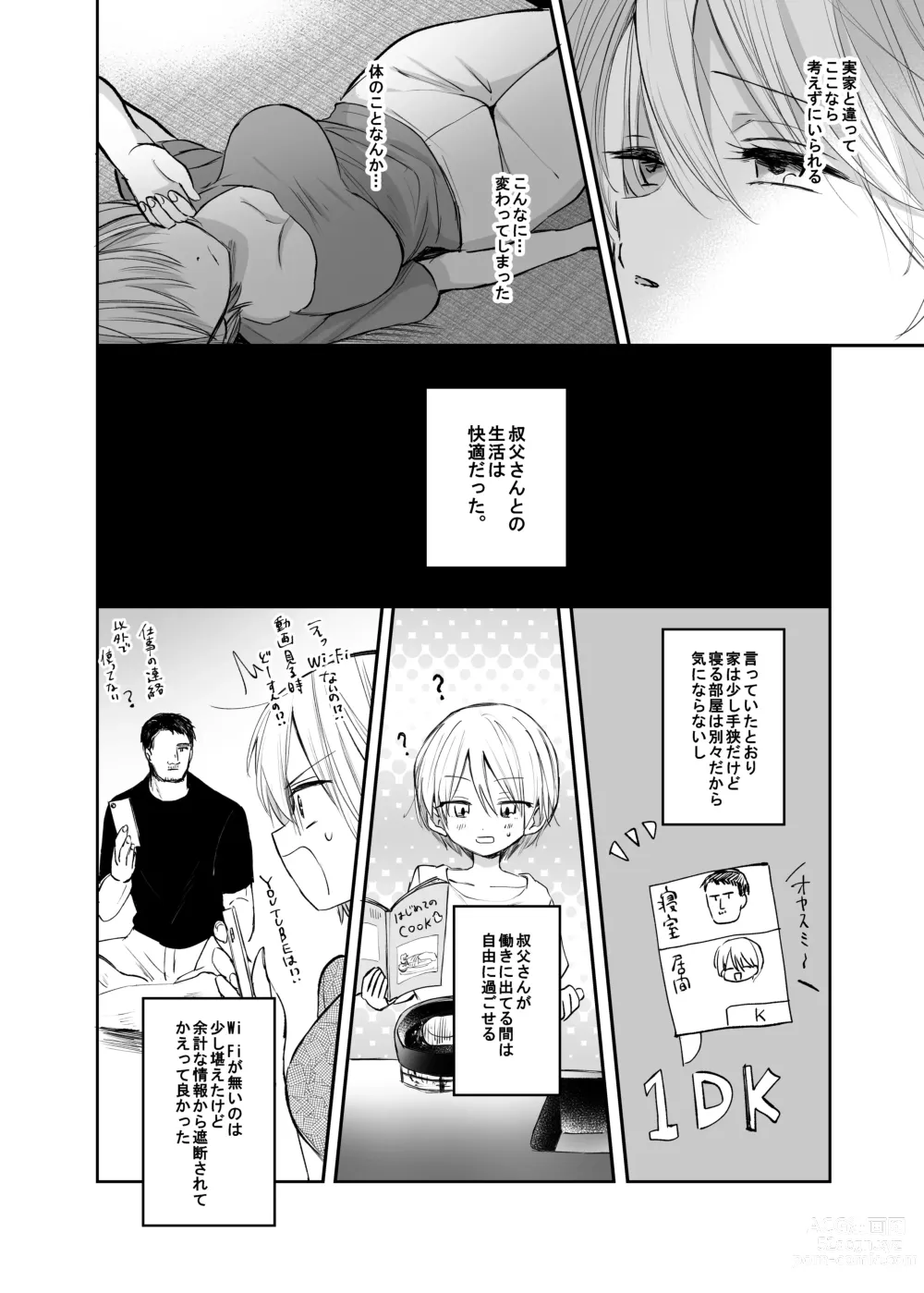 Page 10 of doujinshi Nyotaika Shita Ore wa, Oji-san ni...