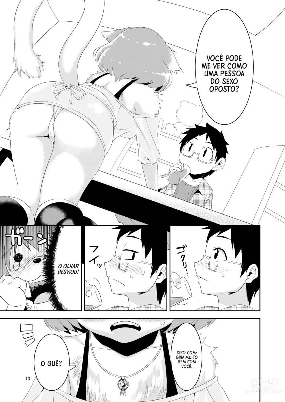 Page 13 of doujinshi Kemono Datte Koi Shitai