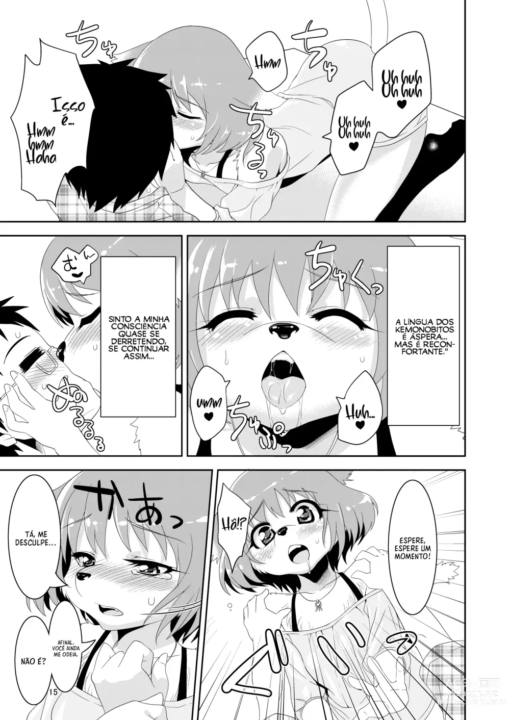 Page 15 of doujinshi Kemono Datte Koi Shitai