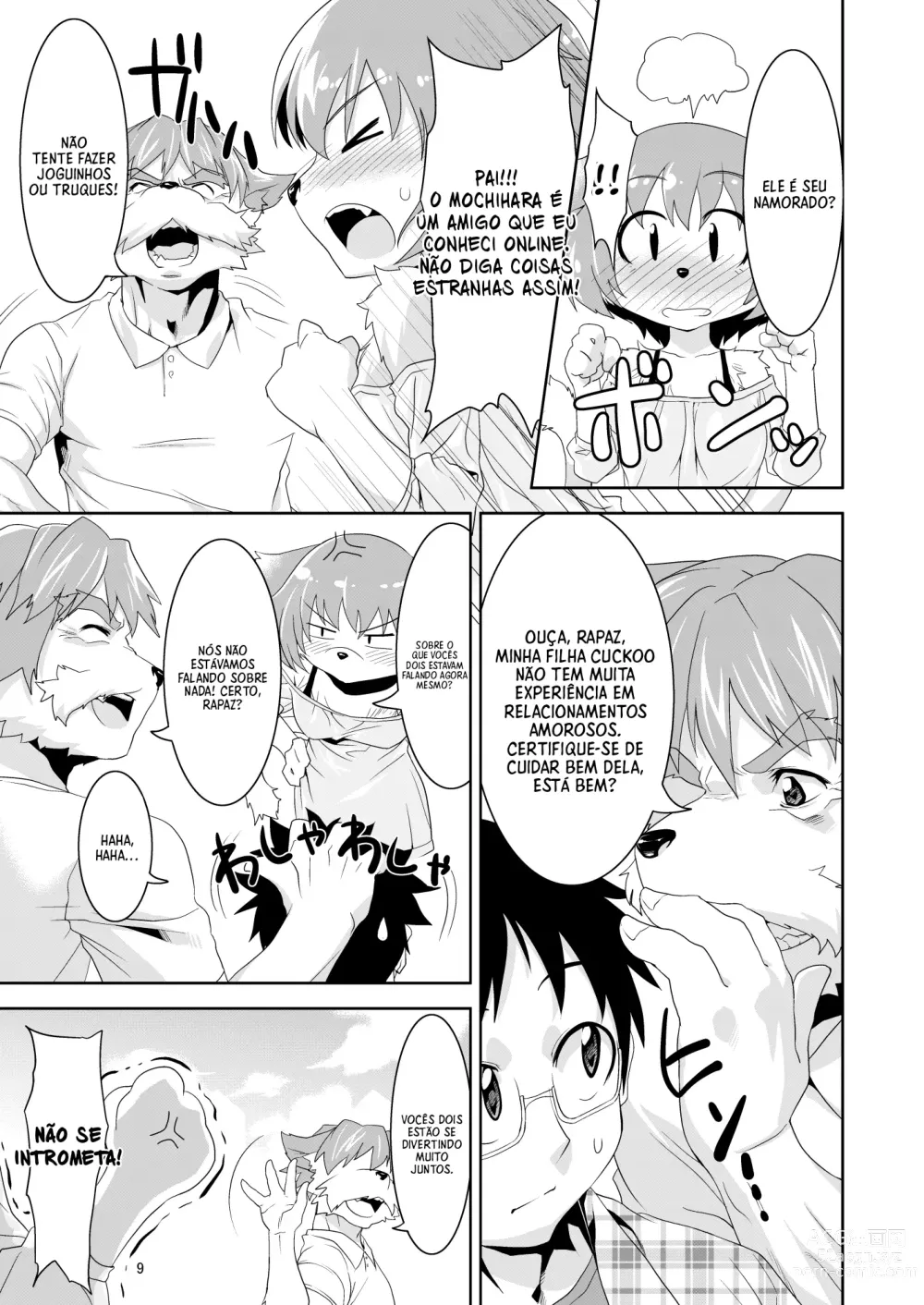 Page 9 of doujinshi Kemono Datte Koi Shitai