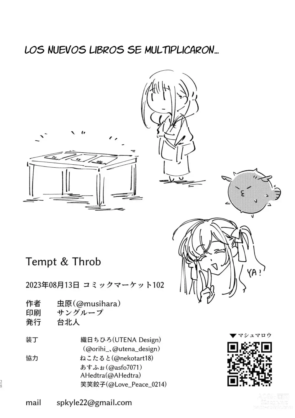 Page 28 of doujinshi Tempt & Throb