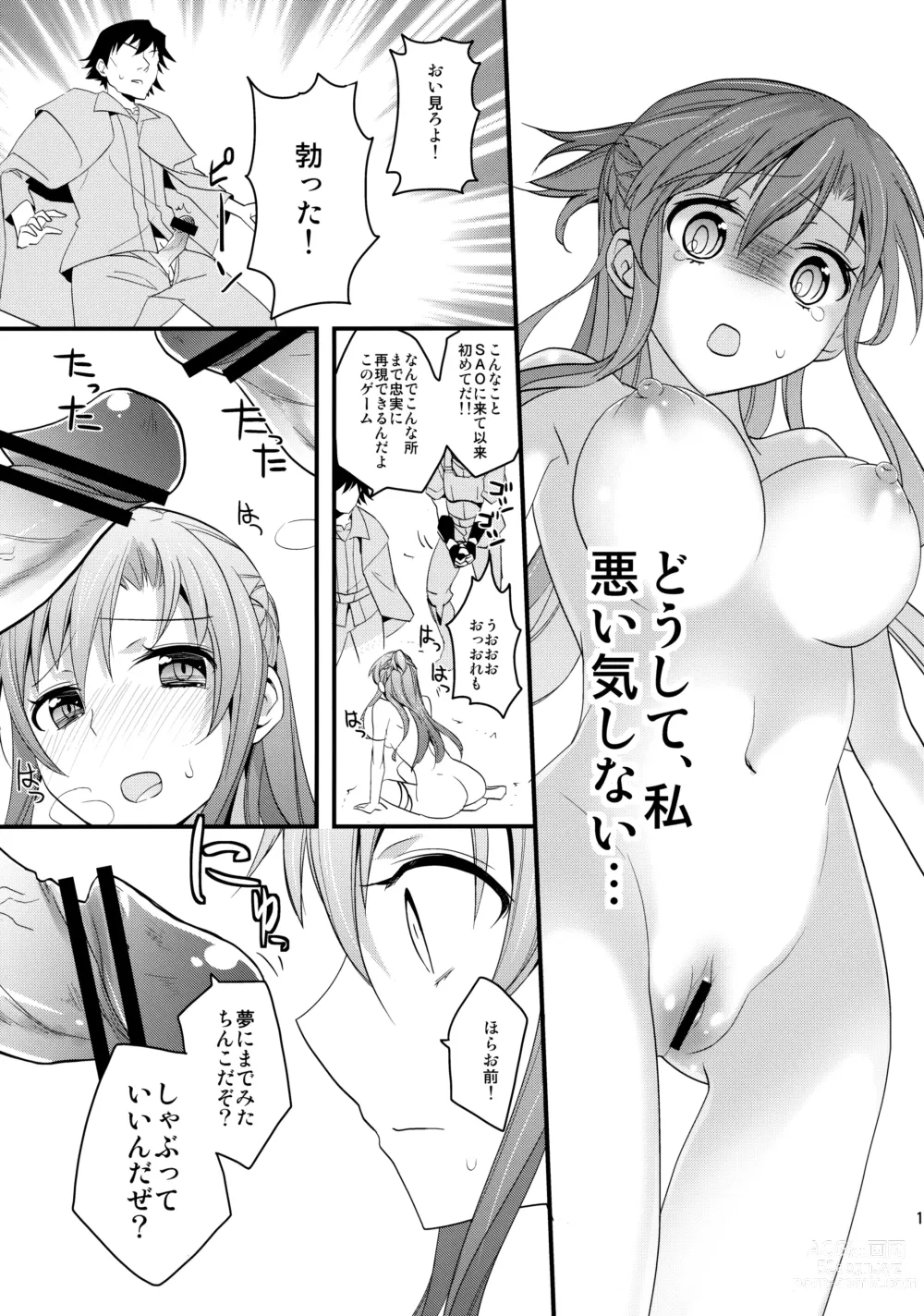 Page 12 of doujinshi Asuna no Meshiagare