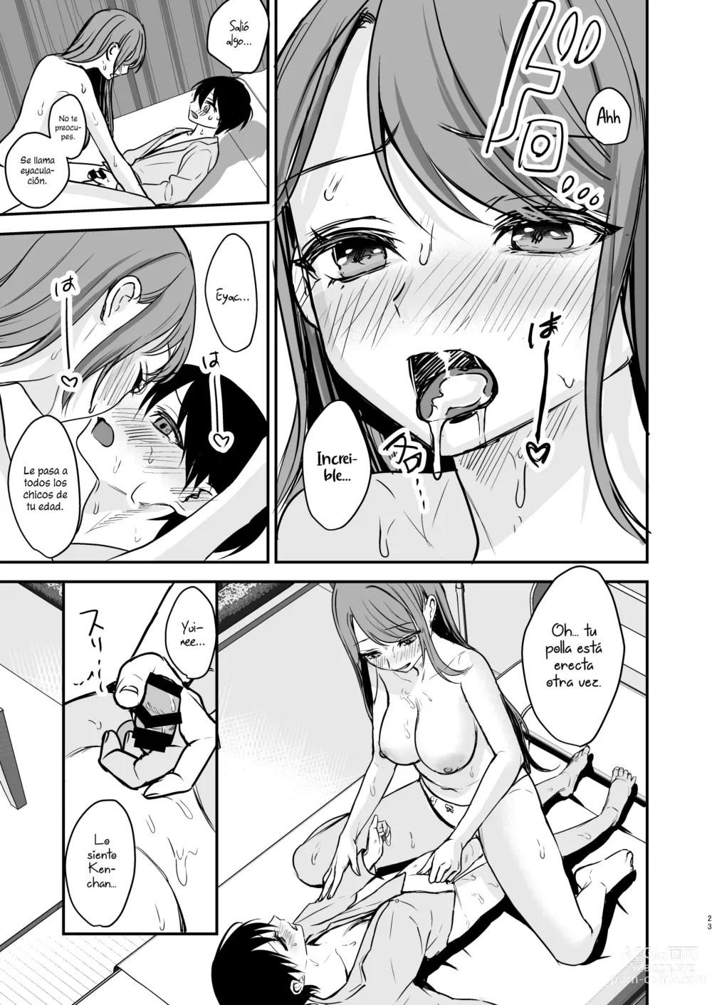 Page 22 of doujinshi Konyaku Haki ni Natta Onee-chan o Nagusametara Otomari H suru koto ni Natta Boku.