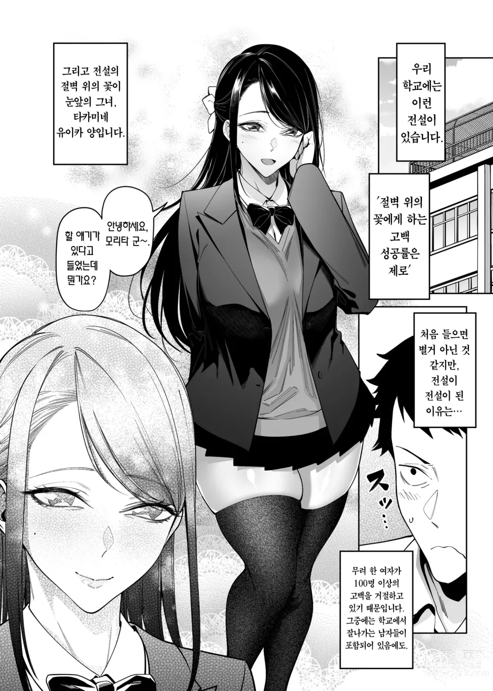 Page 4 of doujinshi 절벽 위의 꽃에게 하는 고백 성공률은 제로인 이유