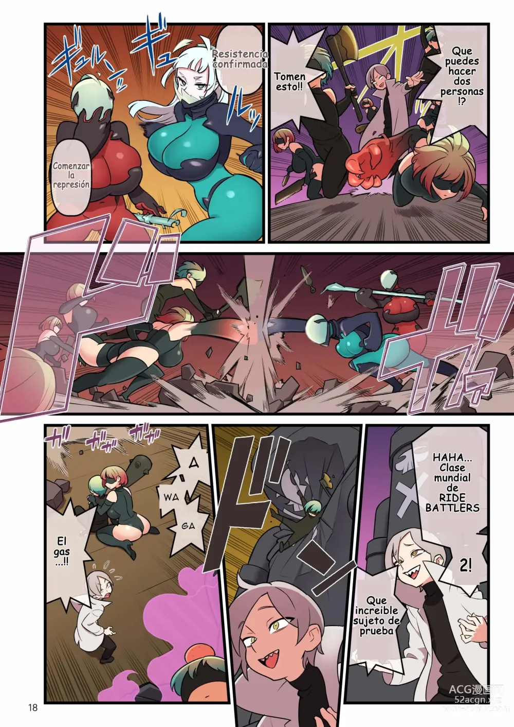 Page 18 of doujinshi Kakuzatou - SUPER DENDO RIDE BATTLE ~World Tournament~