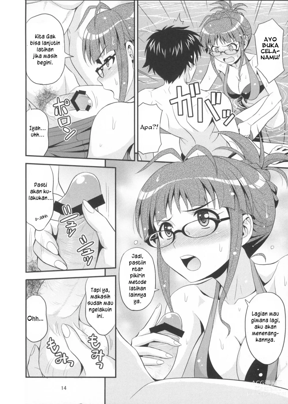 Page 14 of doujinshi Latihan demi Kamu!