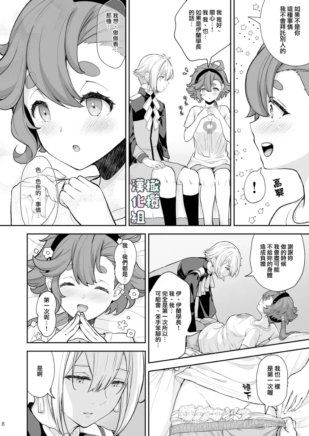 Page 8 of doujinshi 伊兰和苏莱塔不做爱就出不去的房间