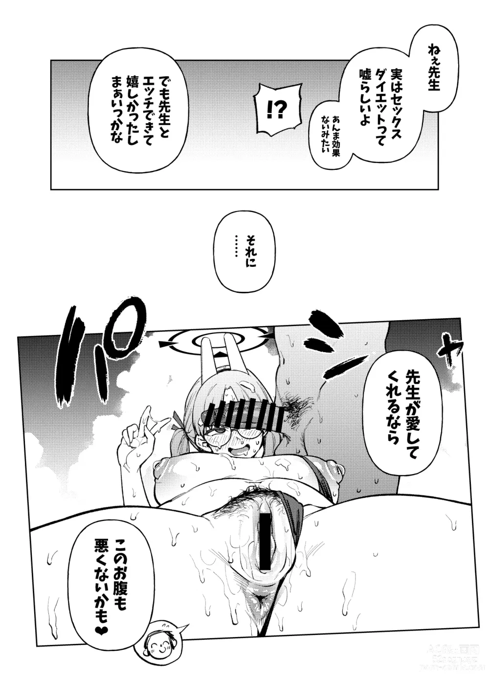 Page 19 of doujinshi Moe to issho ni daietto!!