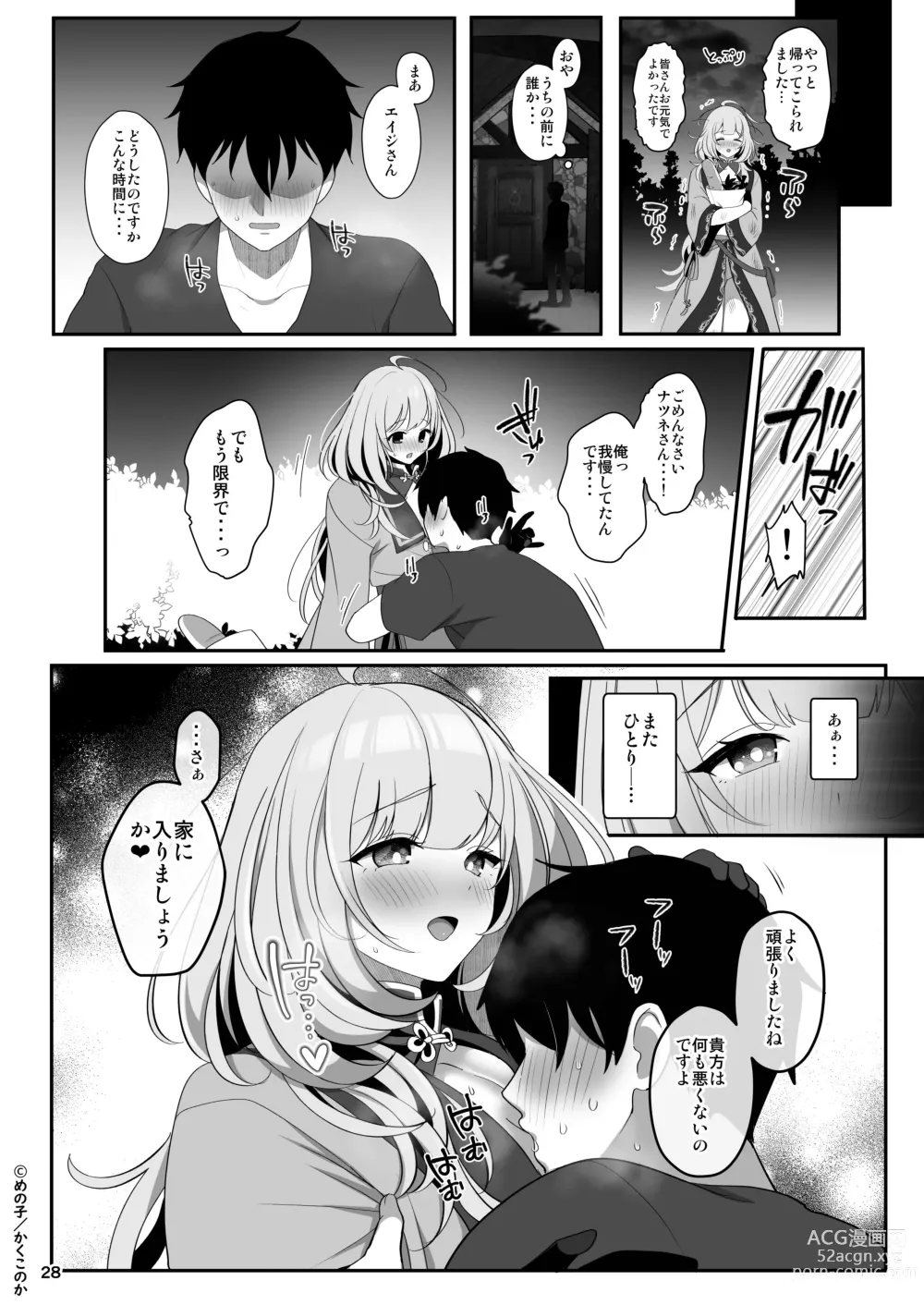 Page 29 of doujinshi Kusuriya no Mama-kei Onii-san wa Murabito-tachi no Milk Bar