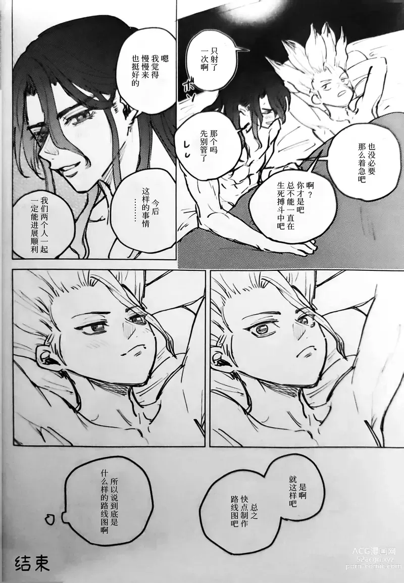 Page 23 of doujinshi Souiya, Kiss mo hajimeteda.