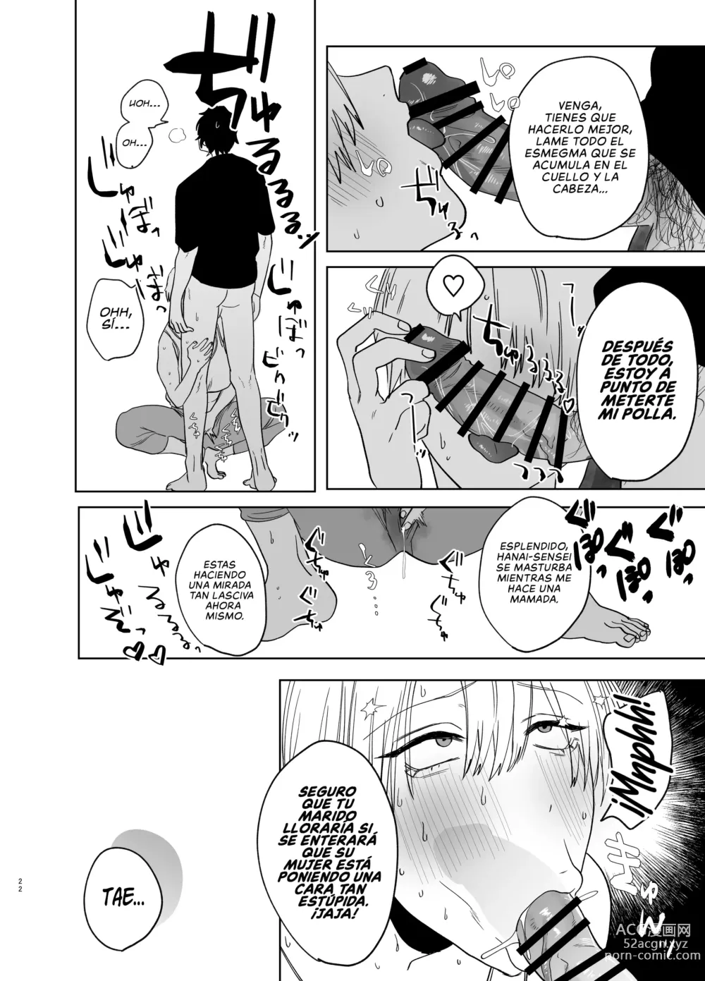 Page 21 of doujinshi La Historia Sobre cómo una Mujer Casada sin Experiencia Laboral se volvió Infiel cuándo se Convirtió en Instructora de Yoga