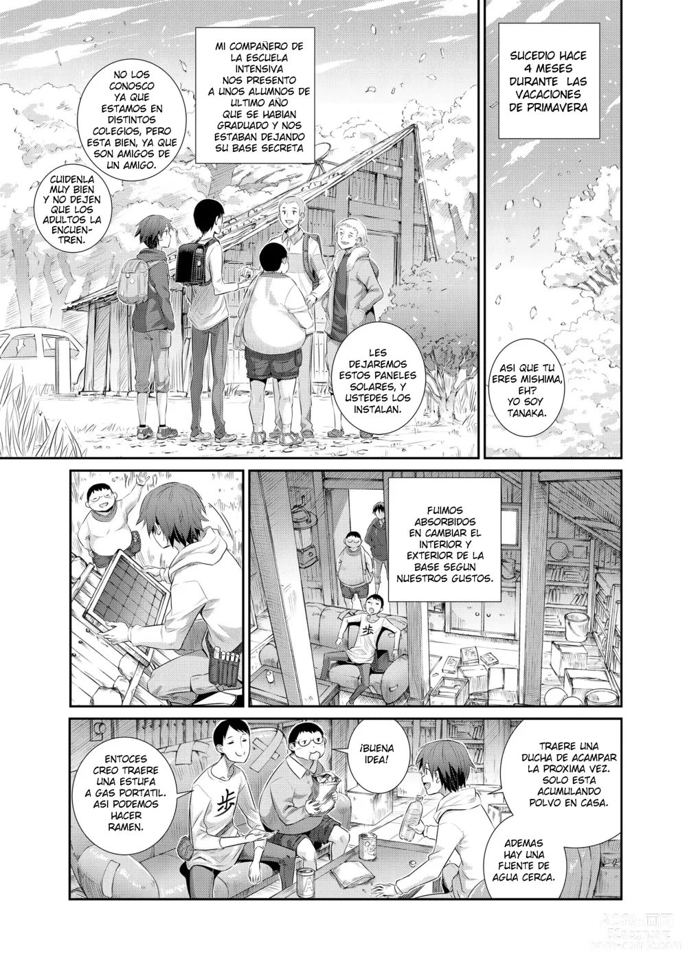 Page 3 of manga Nuestra Base Secreta