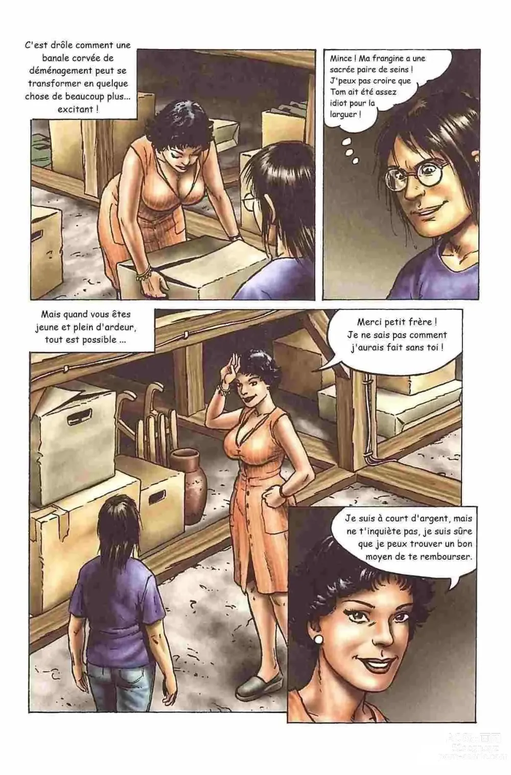 Page 2 of manga un bain avec ma sœur