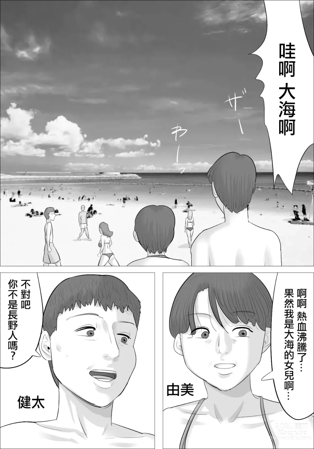 Page 3 of doujinshi Surfer Busu Jukujo ni Gyakunan Sareta Kareshi