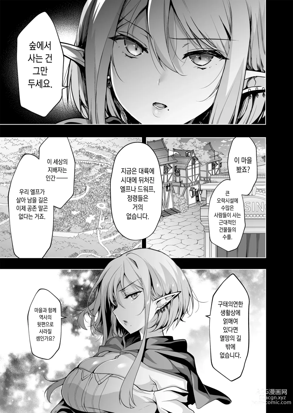 Page 16 of doujinshi 엘프에게 음문을 다는 책 LEVEL:7