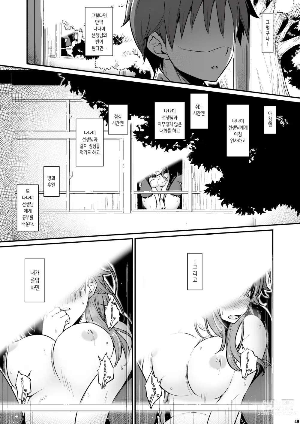 Page 50 of doujinshi 화학준비실의 죄 2 -날 피하던 그날-