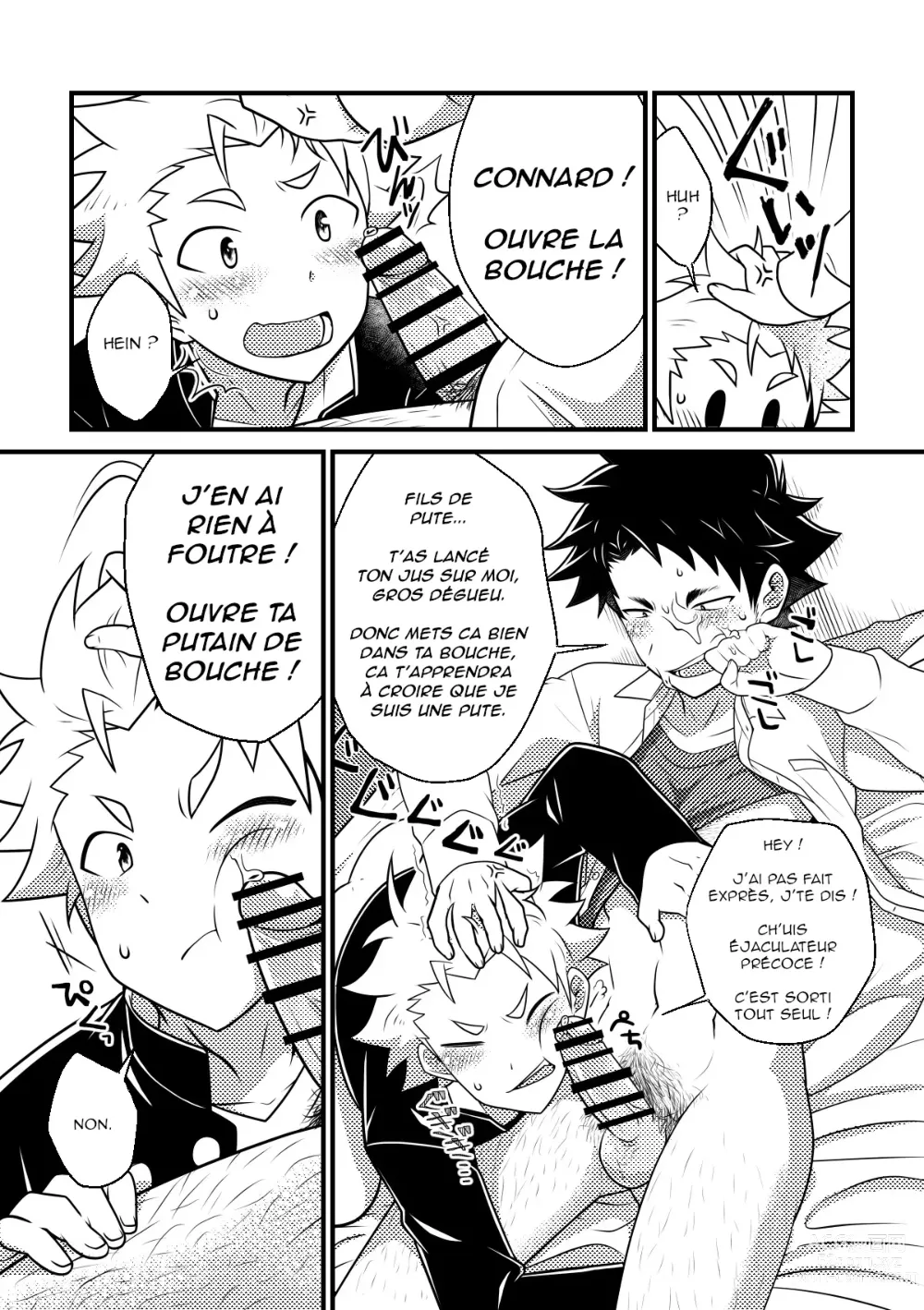 Page 15 of doujinshi Mon pote de classe est secrètement poilu!