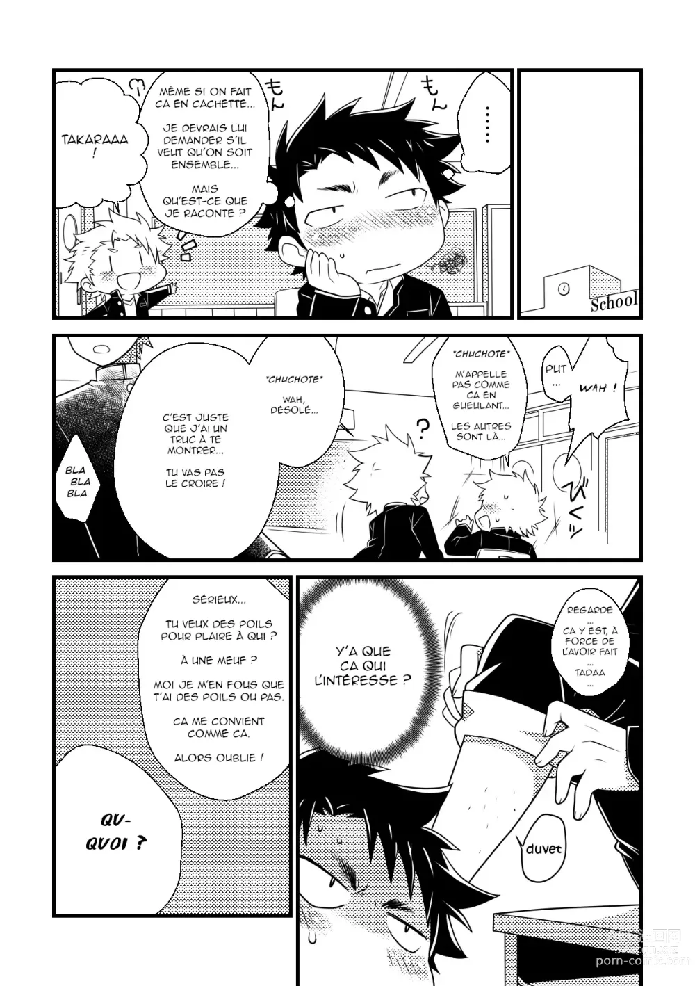 Page 21 of doujinshi Mon pote de classe est secrètement poilu!