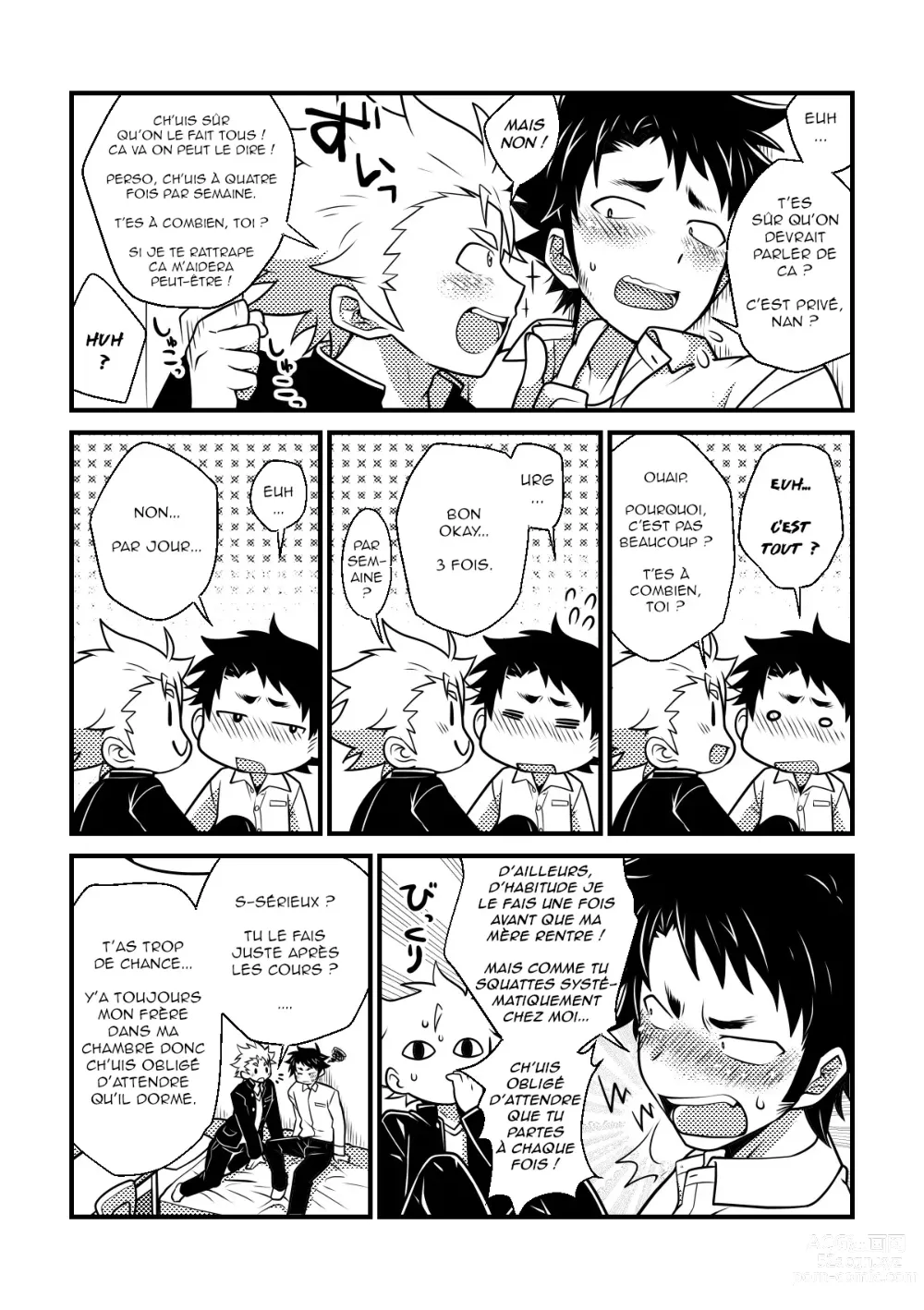 Page 7 of doujinshi Mon pote de classe est secrètement poilu!