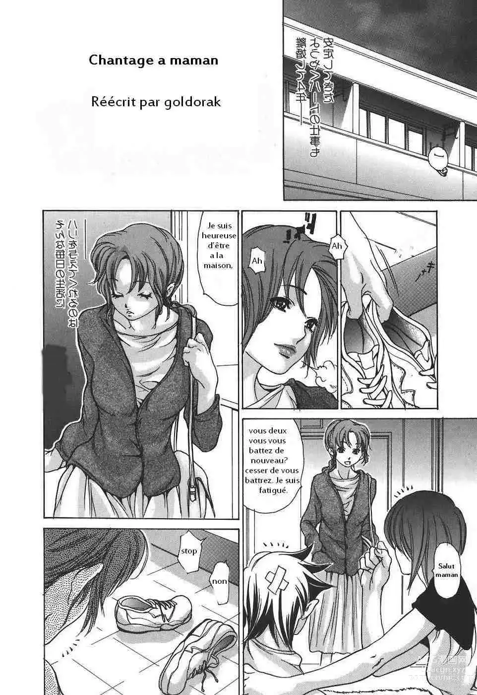 Page 1 of manga le chantage a maman