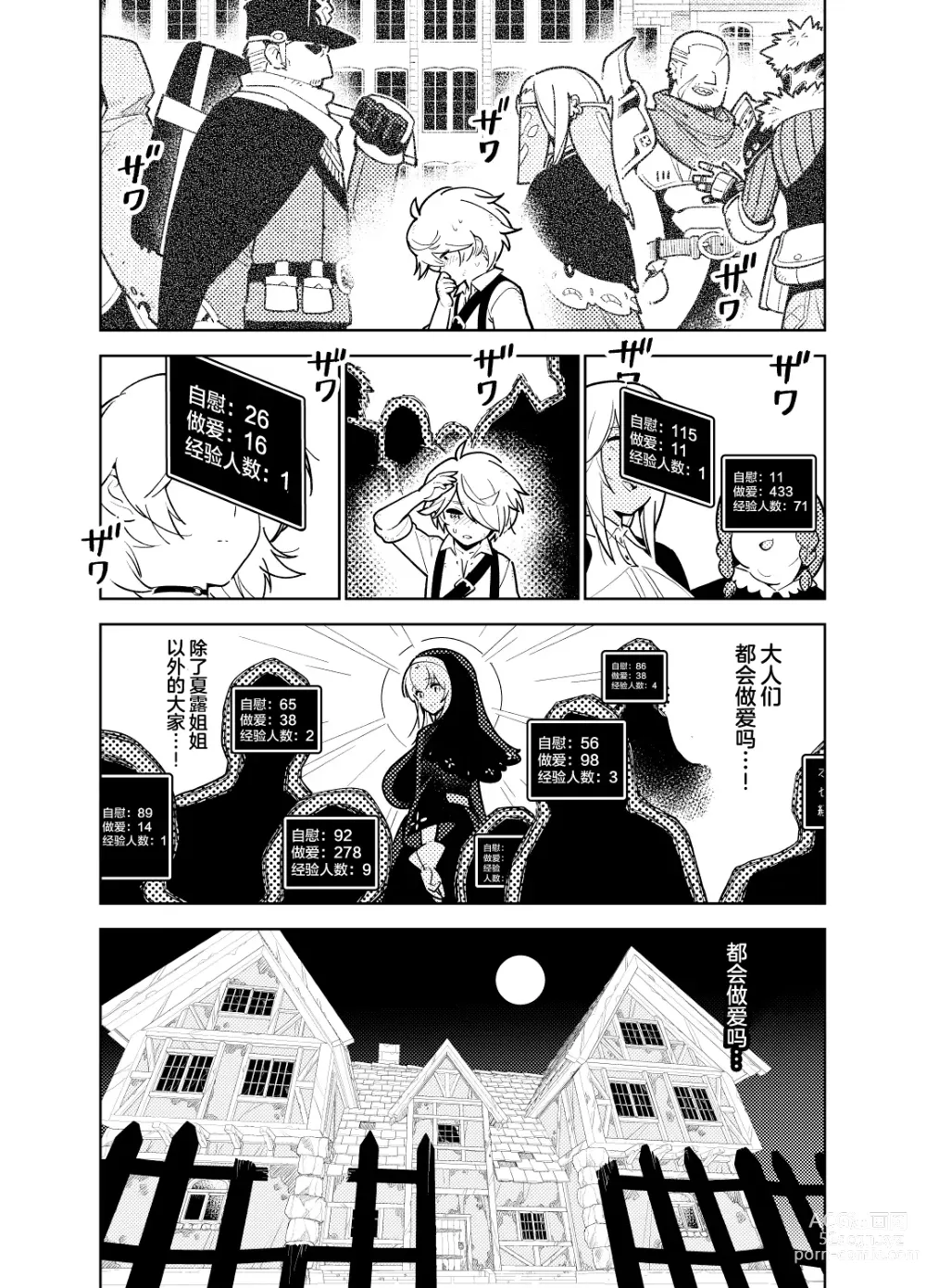 Page 10 of doujinshi Akogare no Onee-chan no Ecchi na Status ga Mieru you ni Nacchatta Boku wa...