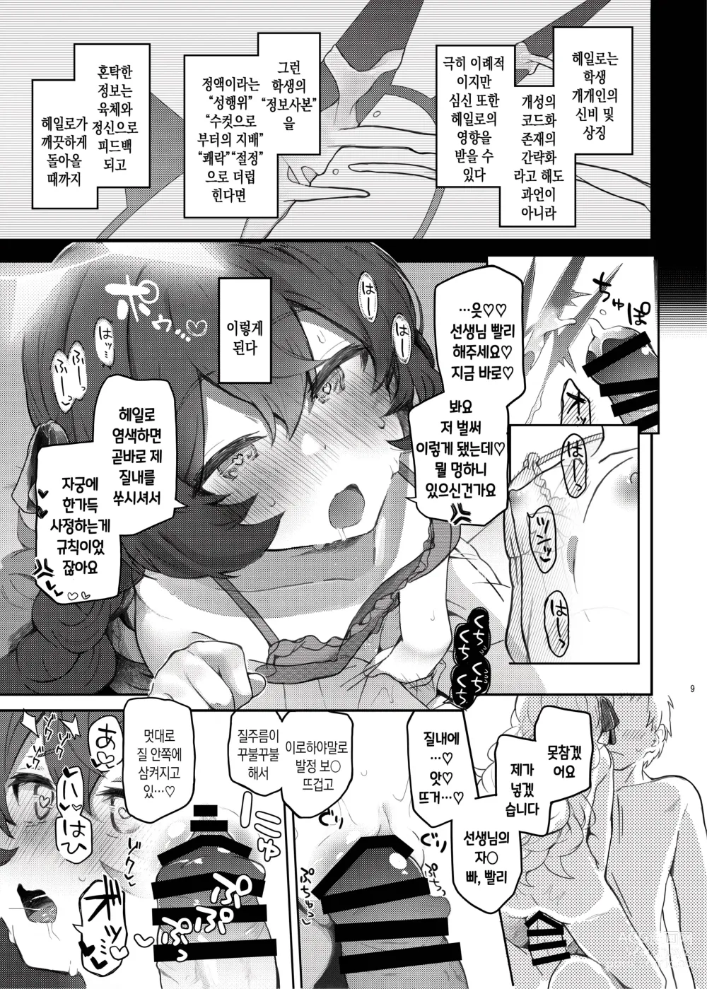 Page 8 of doujinshi 이로하 미안해! 오늘도 헤일로에 싸게 해줘!