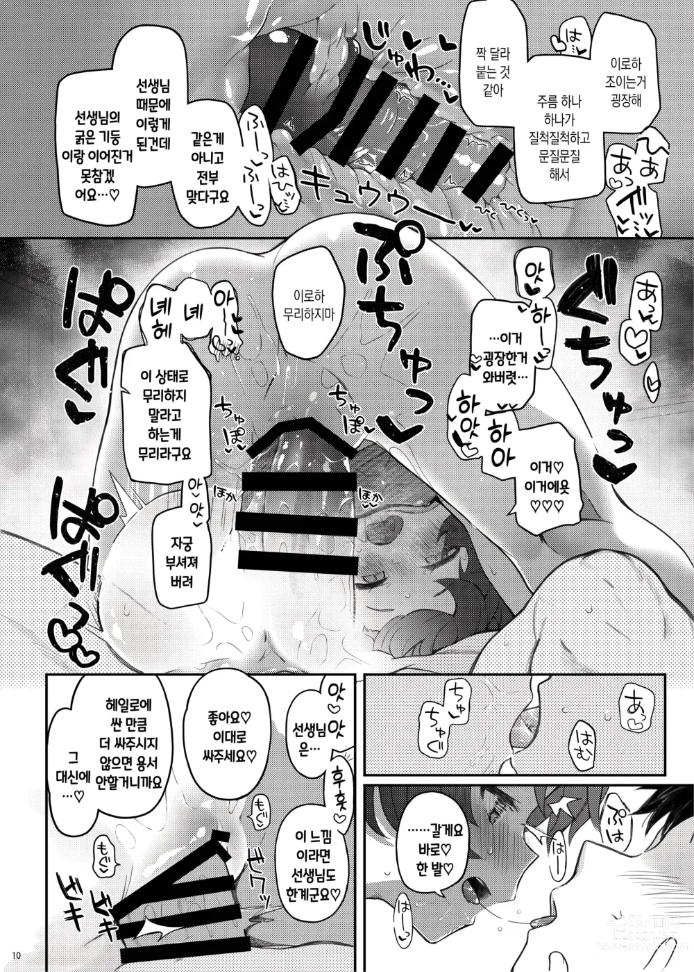 Page 9 of doujinshi 이로하 미안해! 오늘도 헤일로에 싸게 해줘!