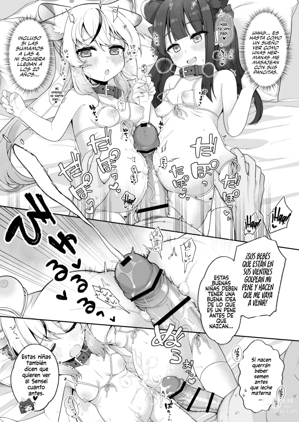 Page 10 of doujinshi Blue Aka-chan IN-bu