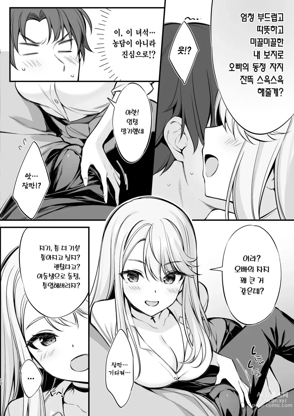 Page 9 of doujinshi SNS를 통해 만난 사람은 갸루가 된 여동생이었다