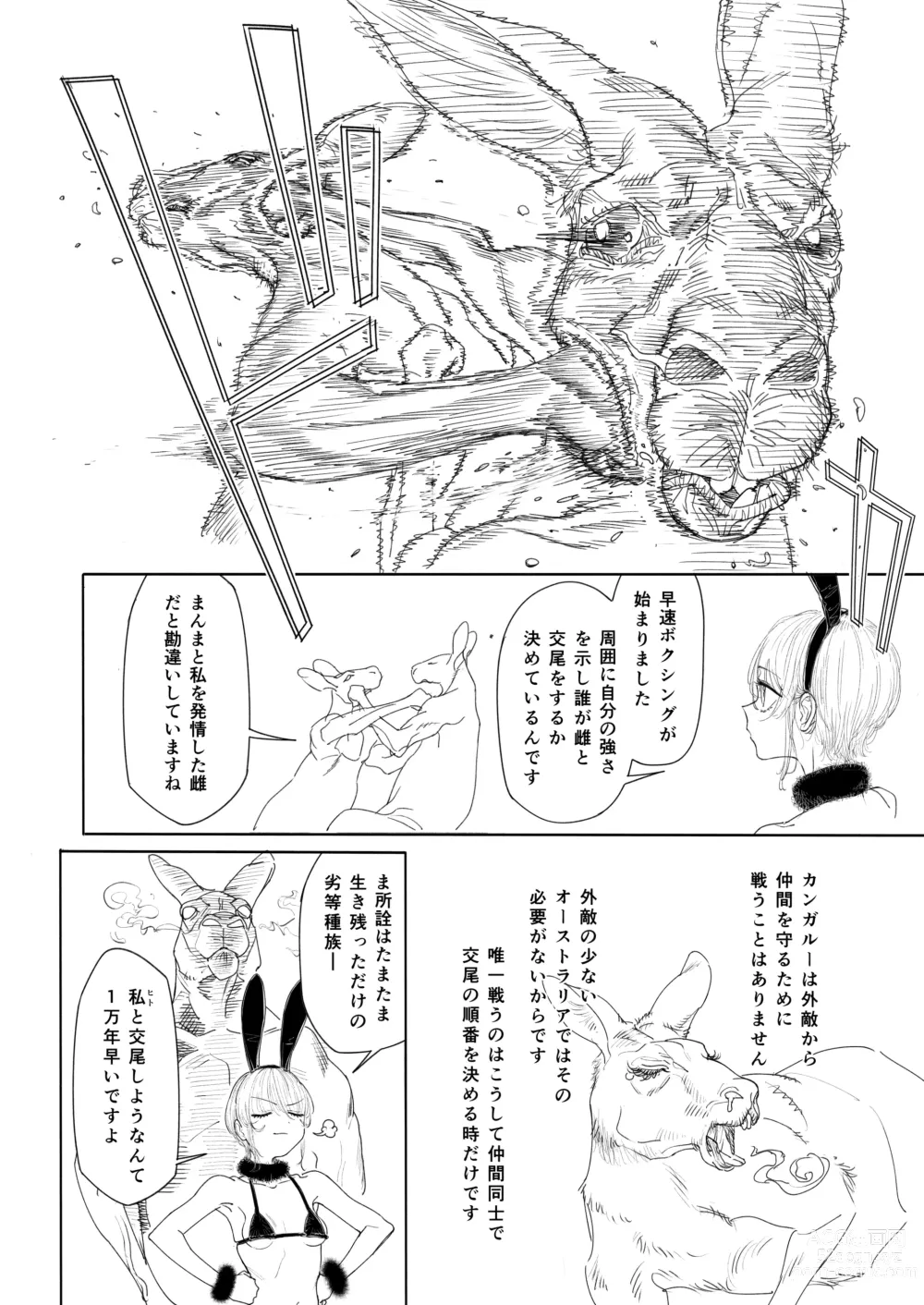 Page 5 of doujinshi Kangaroo no Kimochi Ii