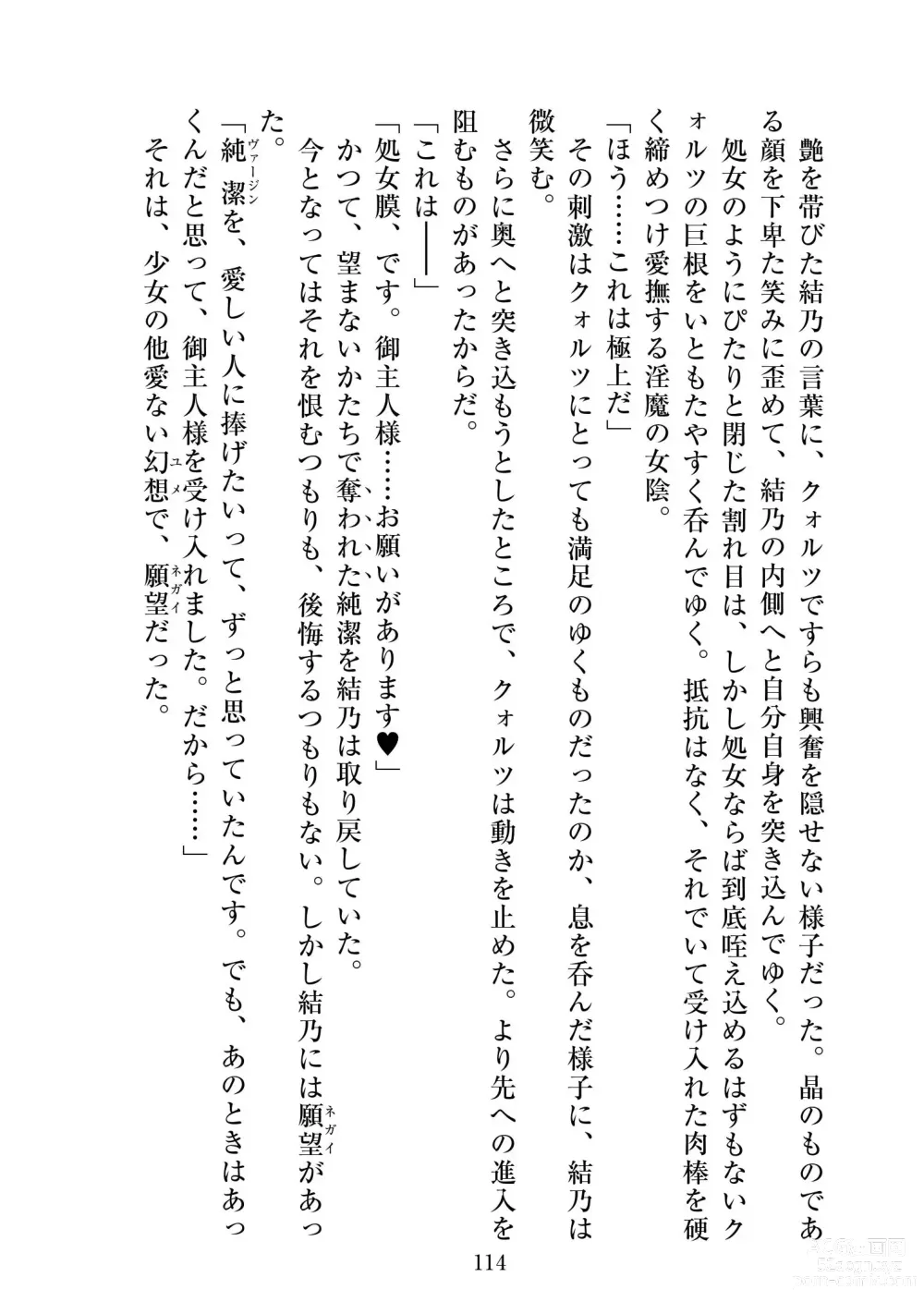 Page 115 of doujinshi Holy Crystal Esphére Tinctionis
