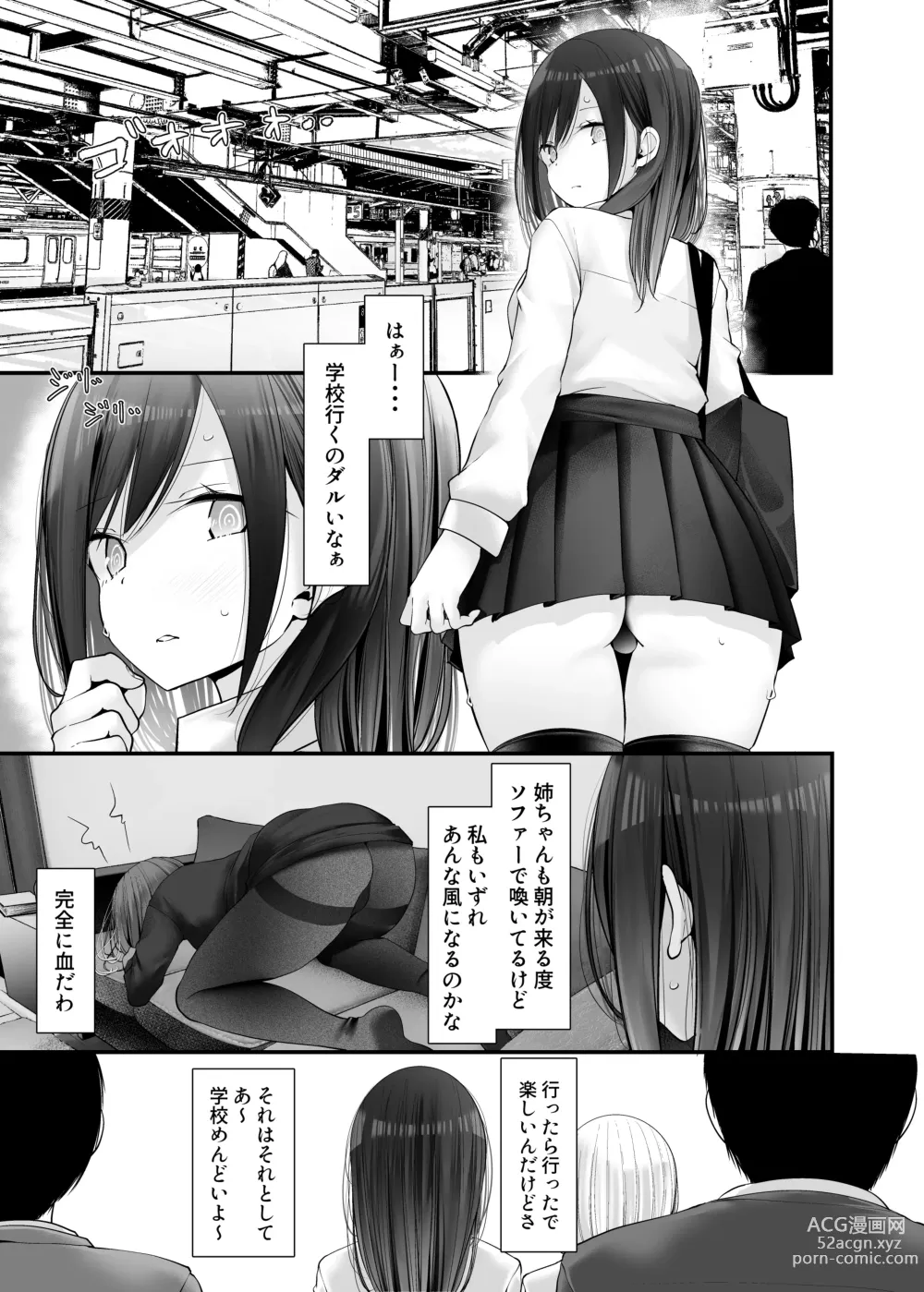 Page 5 of doujinshi Tsuukin Douchuu de Anoko ga Midara na Koui o Shite Kuru Hon 8