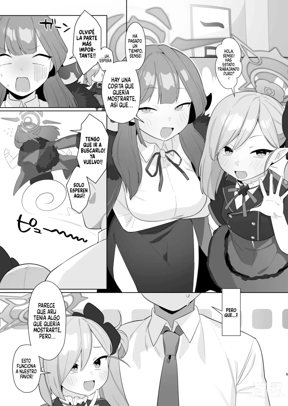 Page 4 of doujinshi The Blue Archive Mind Control Club ~M.T.K. Chapter~
