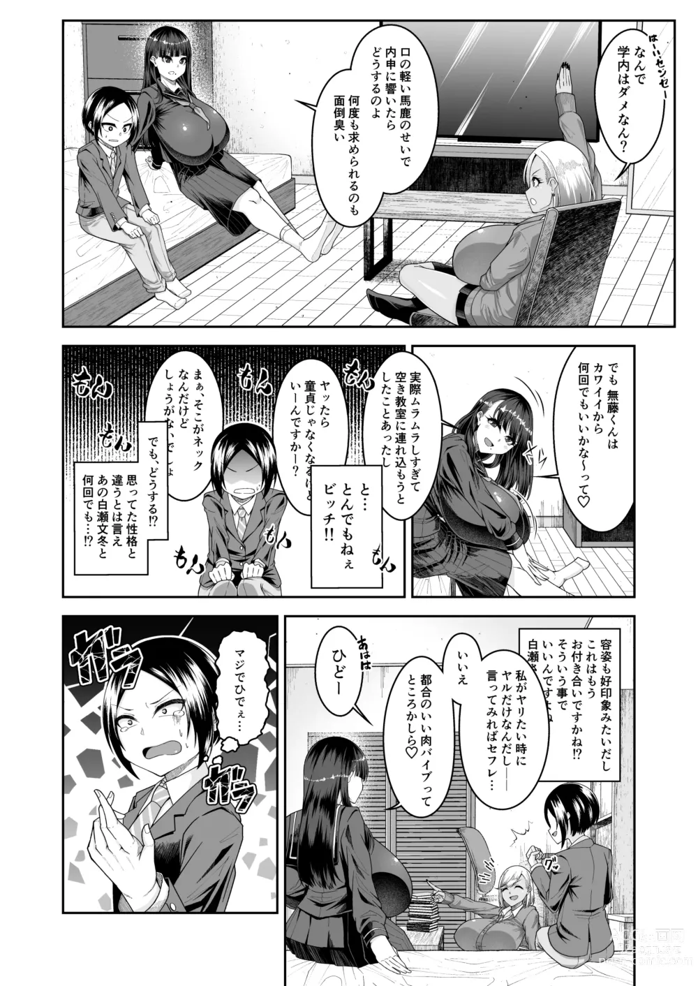 Page 9 of doujinshi Shiroi Fuwafuwa to Kuroi Muchimuchi