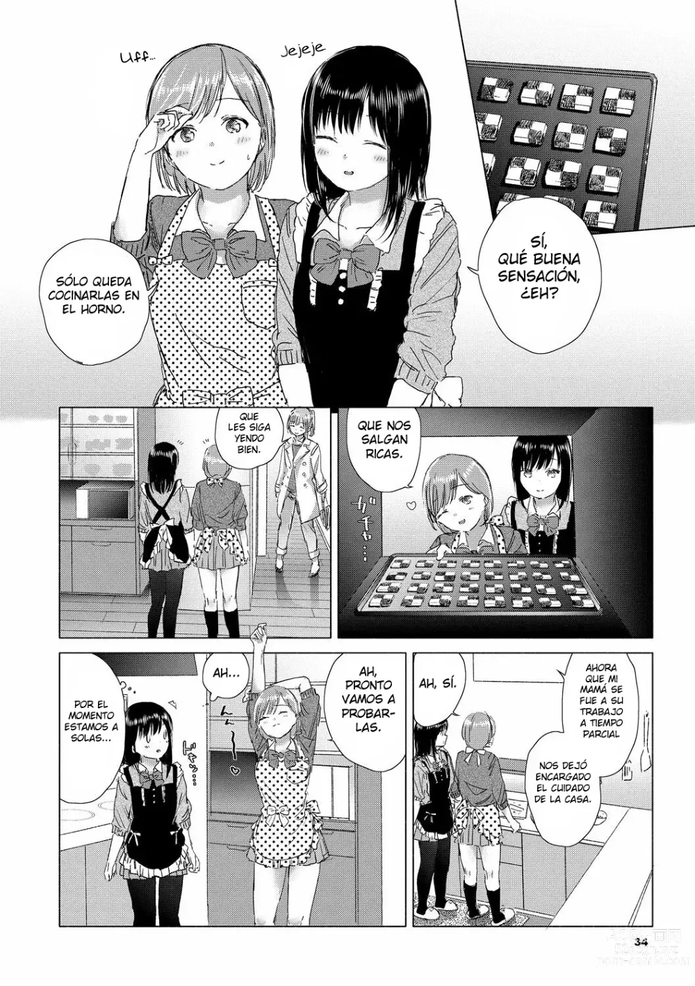 Page 34 of manga Yuri no Tsubomi ni Kuchibiru Furete Ch. 1-5