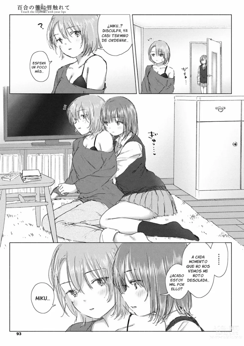 Page 93 of manga Yuri no Tsubomi ni Kuchibiru Furete Ch. 1-5