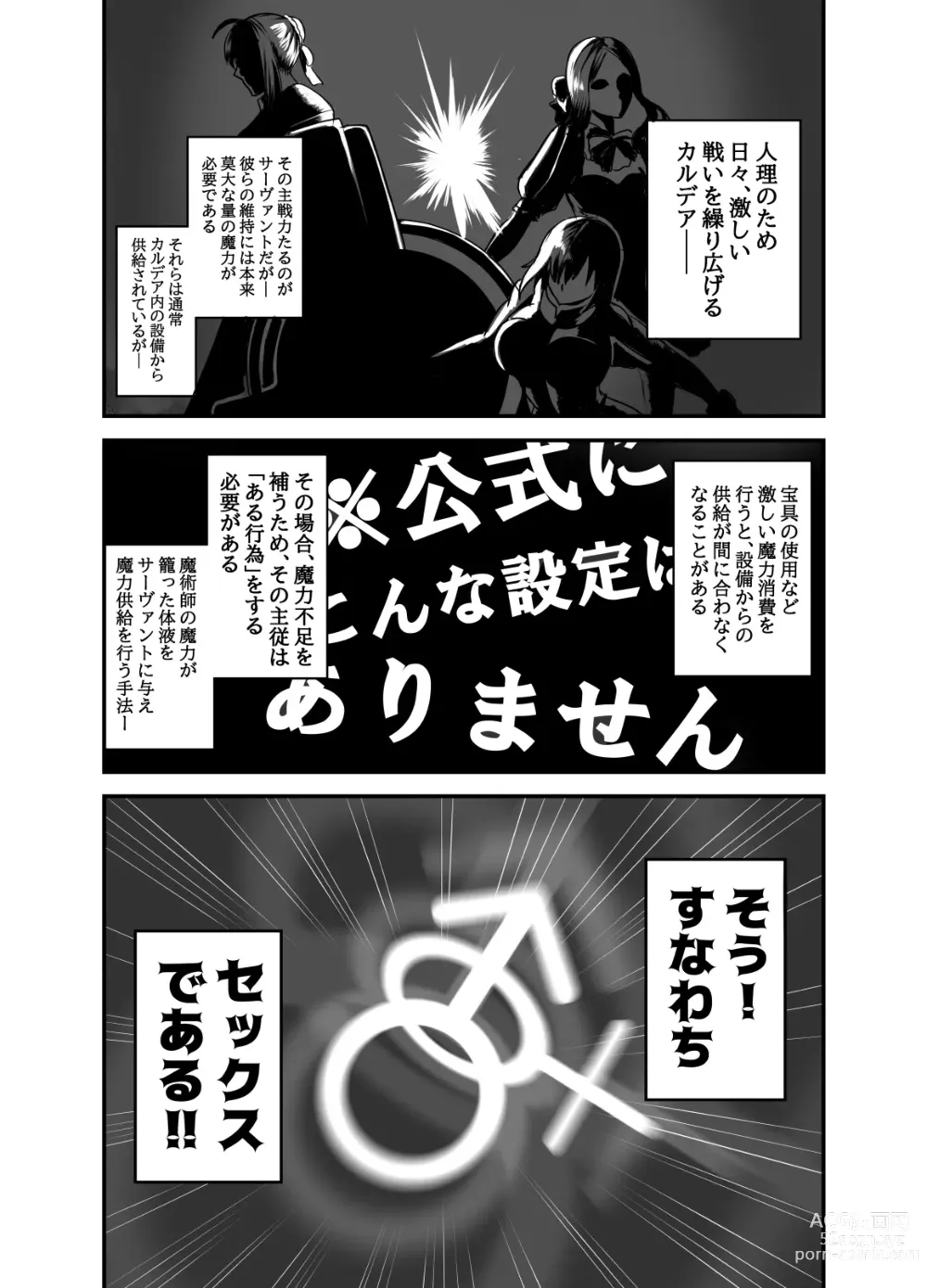 Page 2 of doujinshi Maryoku Kyoukyuu (to iu Tatemae de sukebe) suru Hon - Mizube no Seijo-hen -