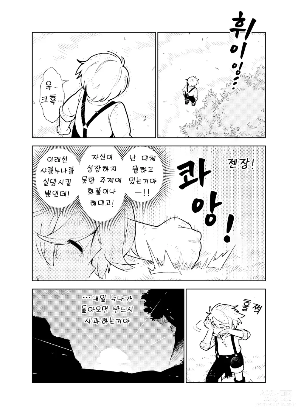 Page 23 of doujinshi 동경하는 누나의 야한 능력치가 보이게 된 나는…