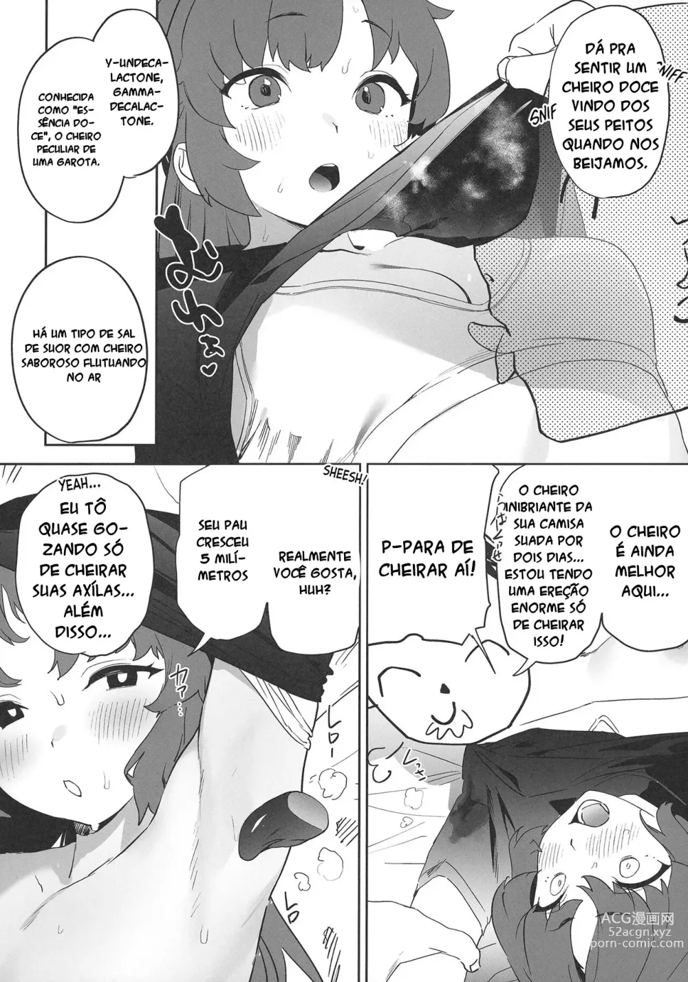Page 16 of doujinshi Shimi Ase Yuuka no Mure Momo Manko