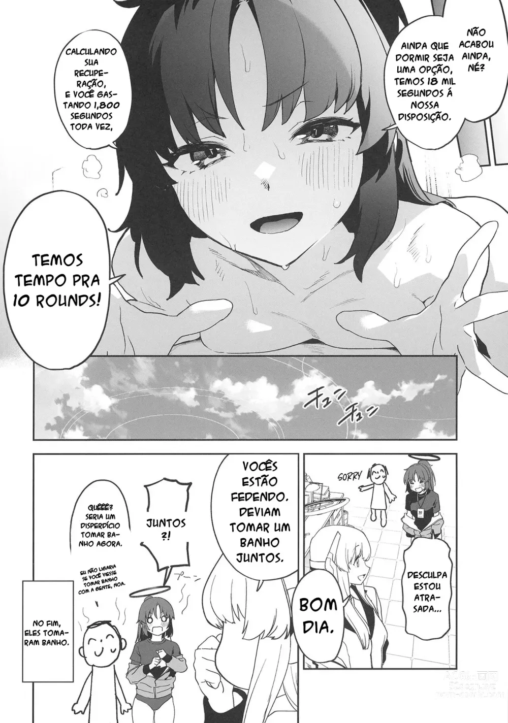 Page 28 of doujinshi Shimi Ase Yuuka no Mure Momo Manko