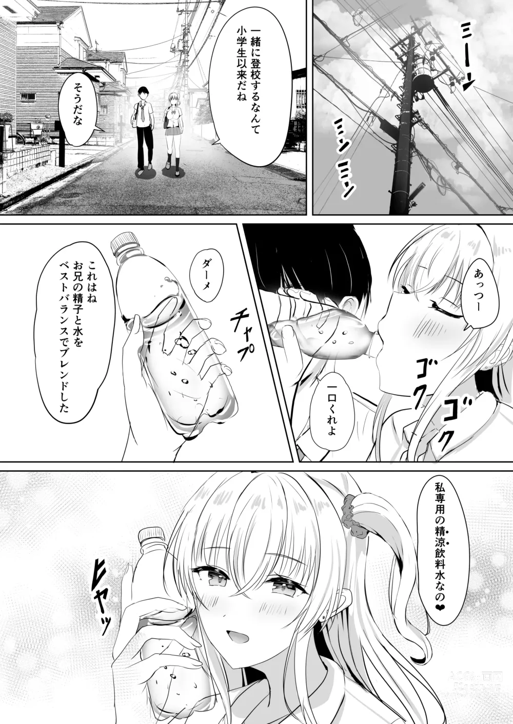 Page 34 of doujinshi Gal Imouto ga Seishi no Kansatsu o Yamete Kurenai