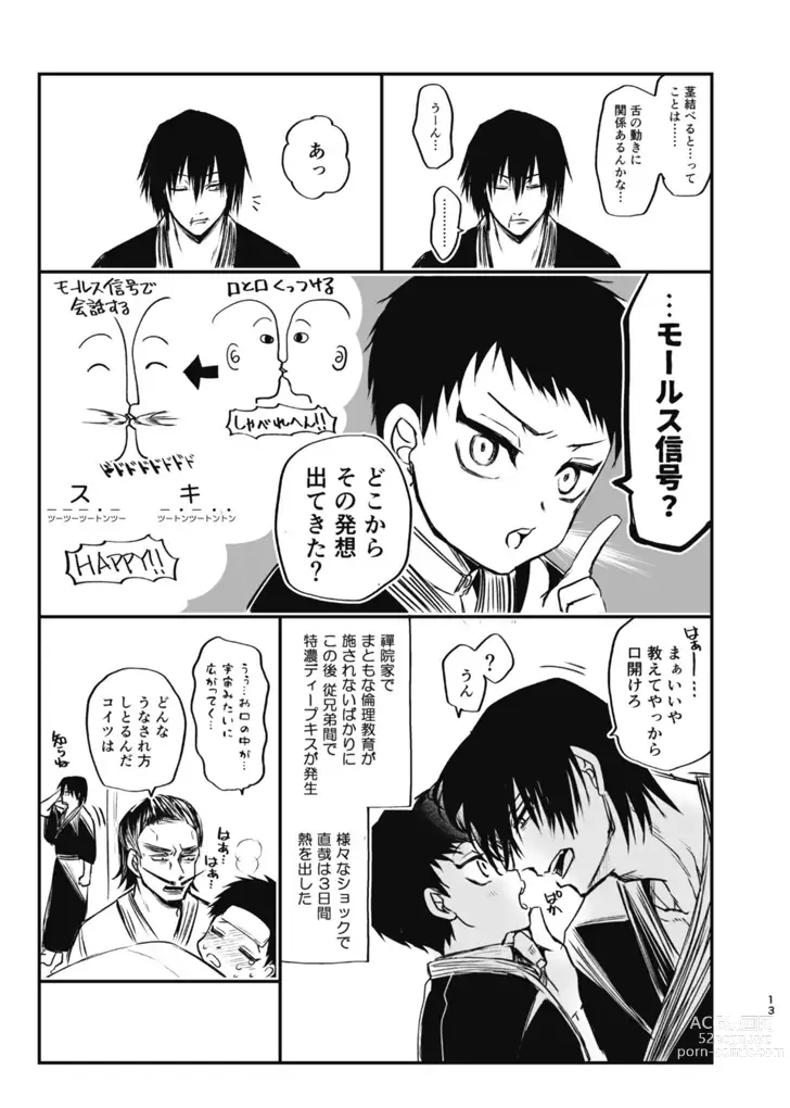 Page 12 of doujinshi Tsume ~ Naoya uke web Manga Sairoku-shuu~