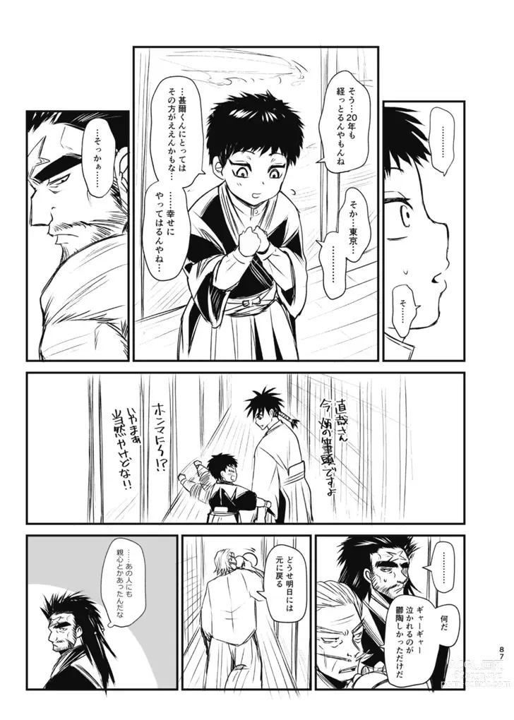 Page 86 of doujinshi Tsume ~ Naoya uke web Manga Sairoku-shuu~