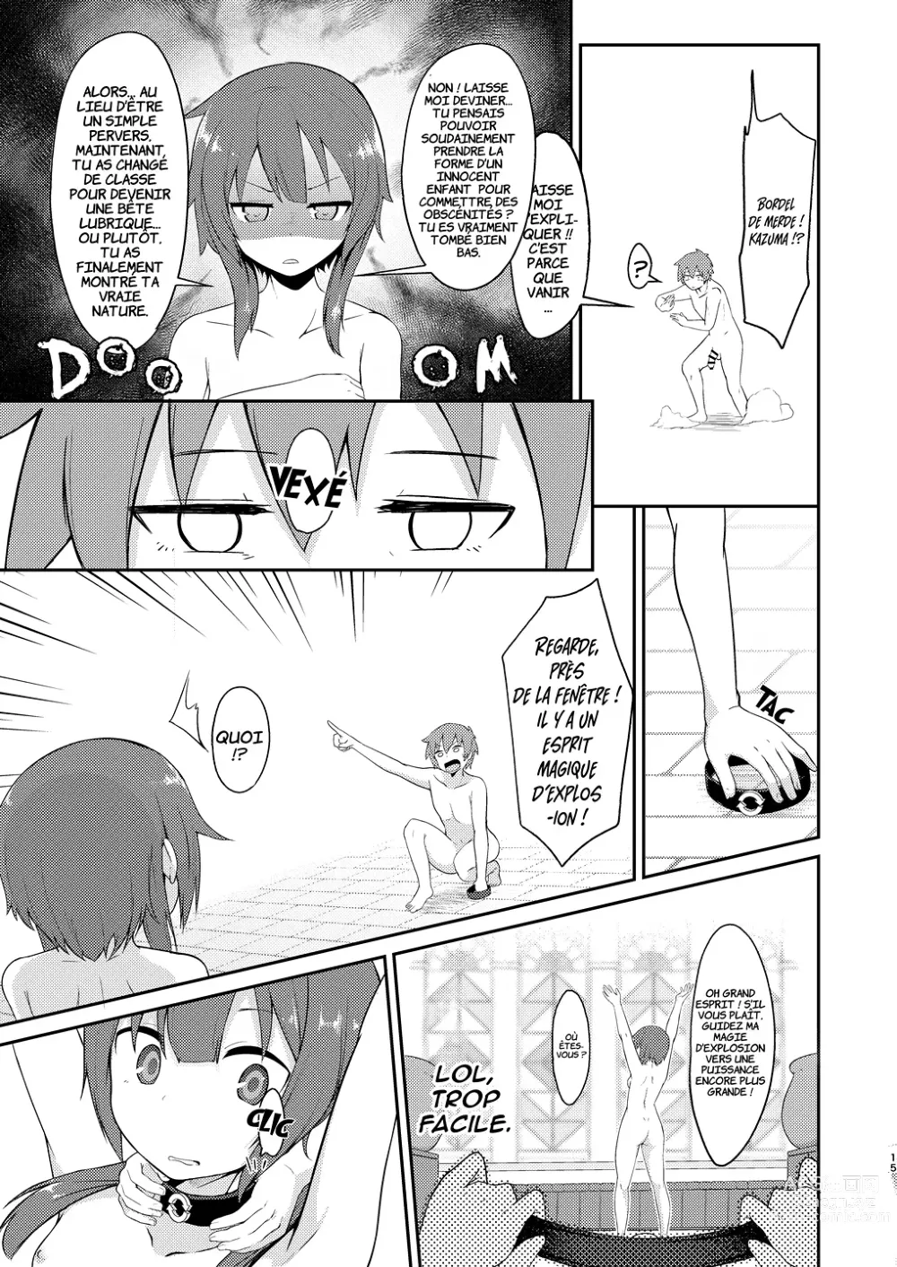 Page 14 of doujinshi [Quête urgente !] Séduire une loli Megumin !