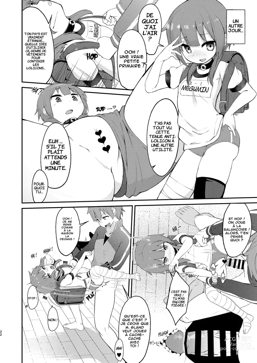 Page 21 of doujinshi [Quête urgente !] Séduire une loli Megumin !