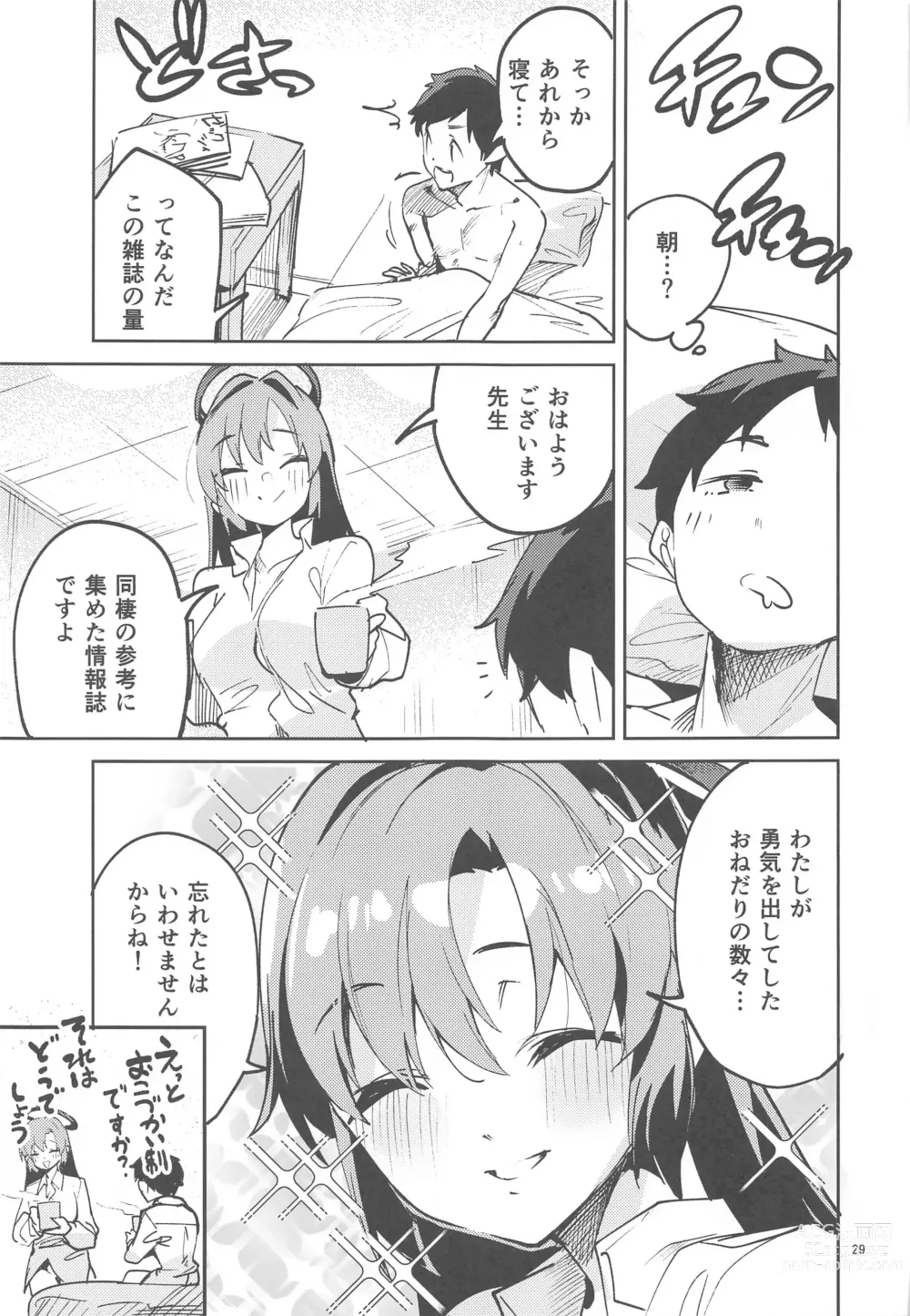 Page 28 of doujinshi Yakusoku ga Ooi Seito - A Student with many commitments