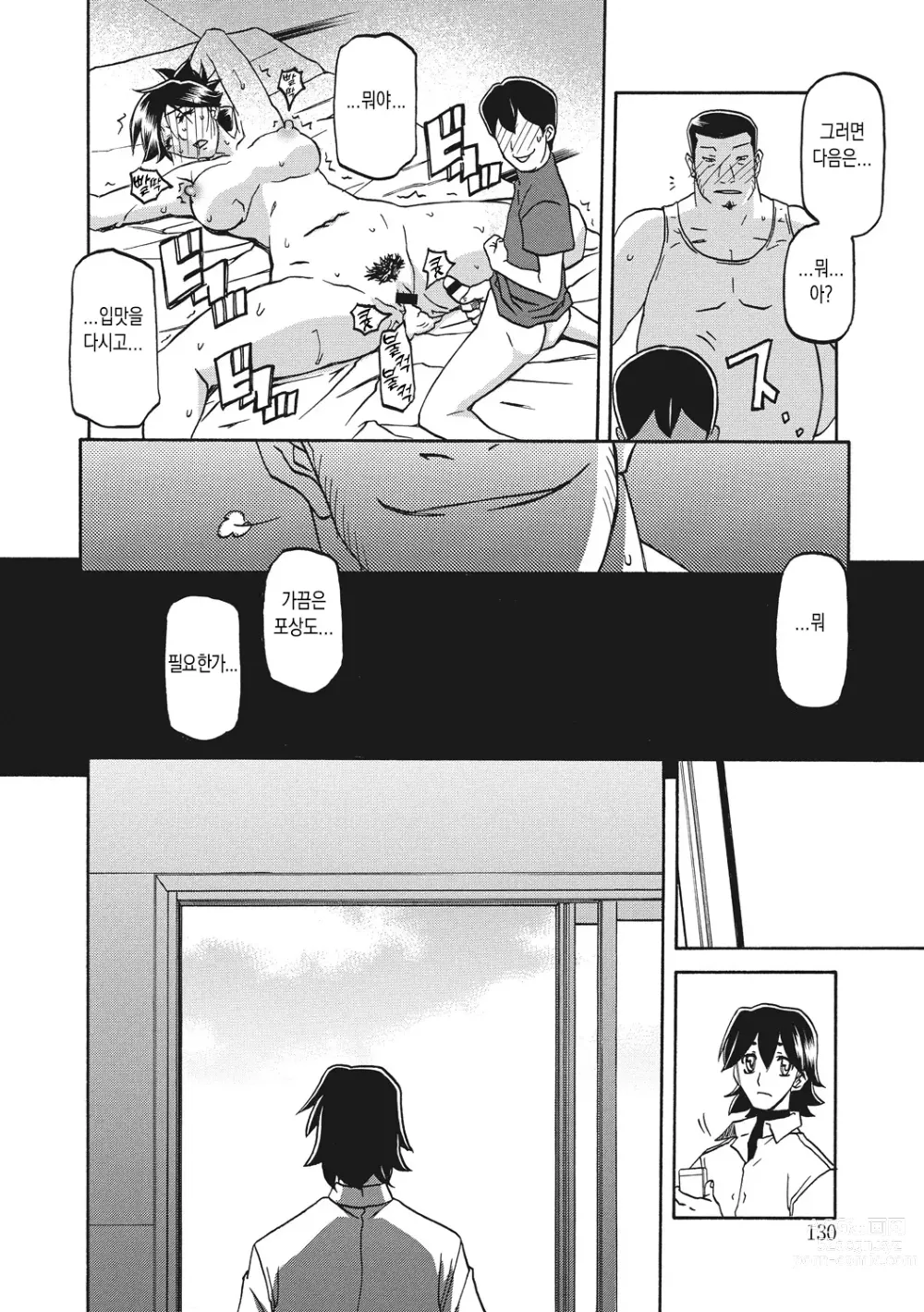 Page 130 of manga 월하향의 감옥1