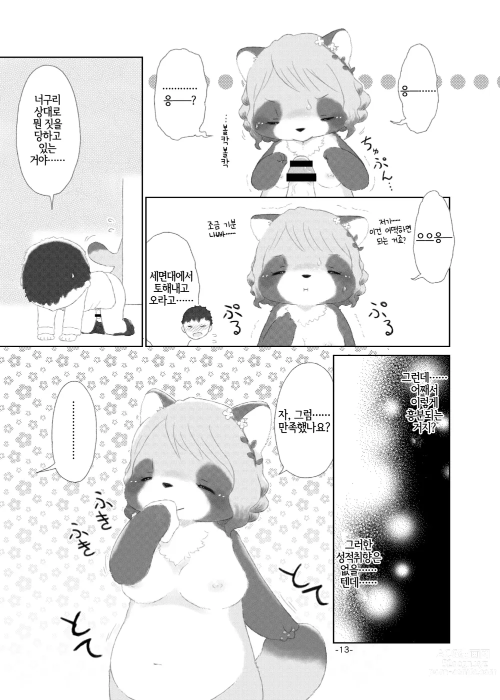 Page 12 of doujinshi 너구리 구멍!