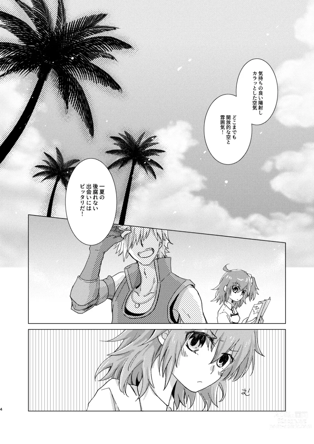 Page 3 of doujinshi Summer Girl wa Dakitsukitai