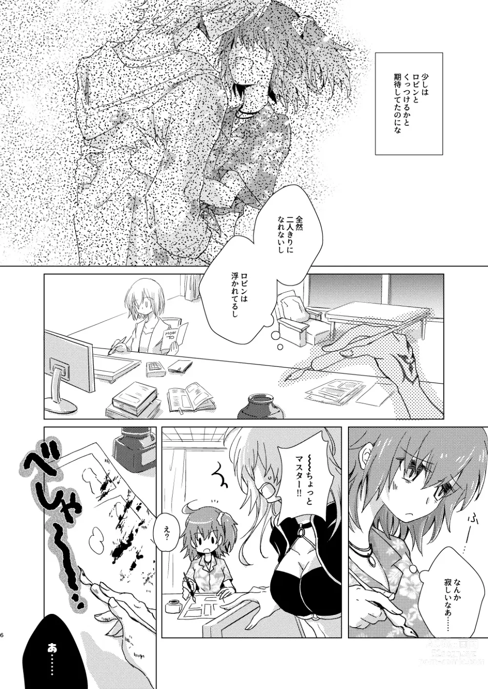 Page 5 of doujinshi Summer Girl wa Dakitsukitai